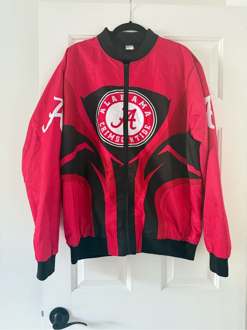 Alabama crimson tide size XL wind track jacket
